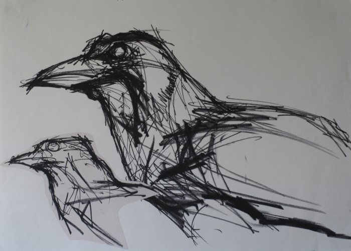 'Drawing of a crow' - 1999